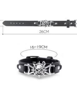 Gothic And Steampunk Jewellery Skull Star Cuff Bracelet Gothic Jewellery