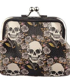 Puckator All Bags Skulls And Roses Tic Tac Purse