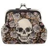 Puckator Skull And Roses Tic Tac Purse 1 Puckator Skull And Roses Tic Tac Purse