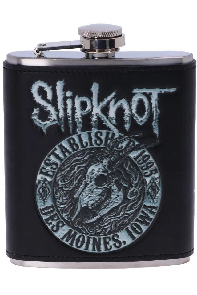 Nemesis Now Slipknot Flaming Goat Hip Flask 3 Nemesis Now Slipknot Flaming Goat Hip Flask