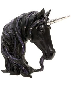Nemesis Now All Homeware Small Black Jewelled Midnight Unicorn