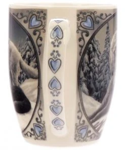 Puckator Lisa Parker Snow Kisses Wolf Mug Dining & Barware