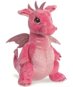 Aurora Sparkle Tales Dahlia Pink Dragon 12 Inch Plush