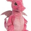 Aurora Sparkle Tales Dahlia Pink Dragon 12 Inch Plush