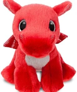 Aurora Sparkle Tales Flame Red Dragon Plush