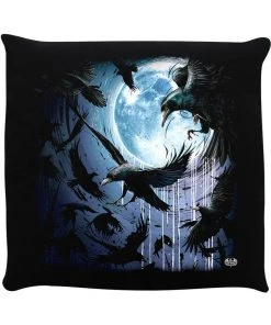 Spiral Cushion Spiral Crow Moon Cushion Living Room
