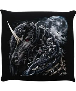 Spiral Cushion Living Room Spiral Dark Unicorn Cushion
