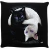 Spiral Cushion Spiral Yin Yang Cats Cushion