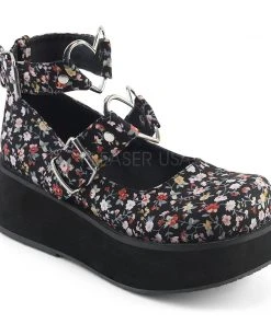 Demonia SPRITE-02 Shoes Floral