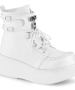 Demonia SPRITE-70 Boots White All Footwear