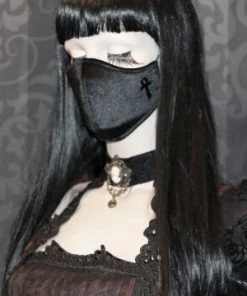 FAN Gothic Girl Neoprene Face Mask Gothic Accessories
