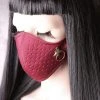 FAN Burgundy Birdy Neoprene Face Mask