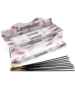 Puckator All Homeware Stamford Premium Hex Range Incense Sticks Lavender