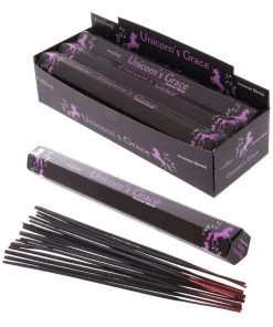 Puckator All Homeware Stamford Unicorns Grace Black Incense Sticks