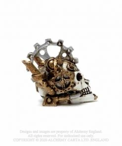 Alchemy Gothic Steampunk Homeware Alchemy Steamhead Skull Miniture