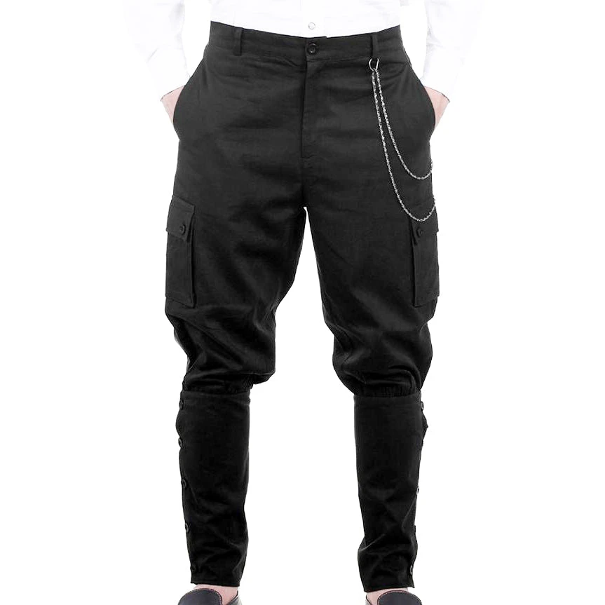 Pirate Dressing Steampunk Airship Pants Black Mens Steampunk Clothing 4 Pirate Dressing Steampunk Airship Pants Black Mens Steampunk Clothing