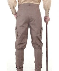 Pirate Dressing Mens Steampunk Clothing Steampunk Airship Pants Checkered