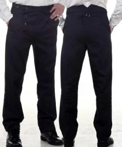 Pirate Dressing Steampunk Architect Pants Black