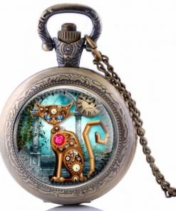 Pocketwatches Steampunk Cat Pocket Watch SPW-CAT-1 Steampunk Jewellery 9 Pocketwatches Steampunk Cat Pocket Watch SPW-CAT-1 Steampunk Jewellery