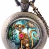 Pocketwatches Steampunk Cat Pocket Watch SPW-CAT-1 Steampunk Jewellery