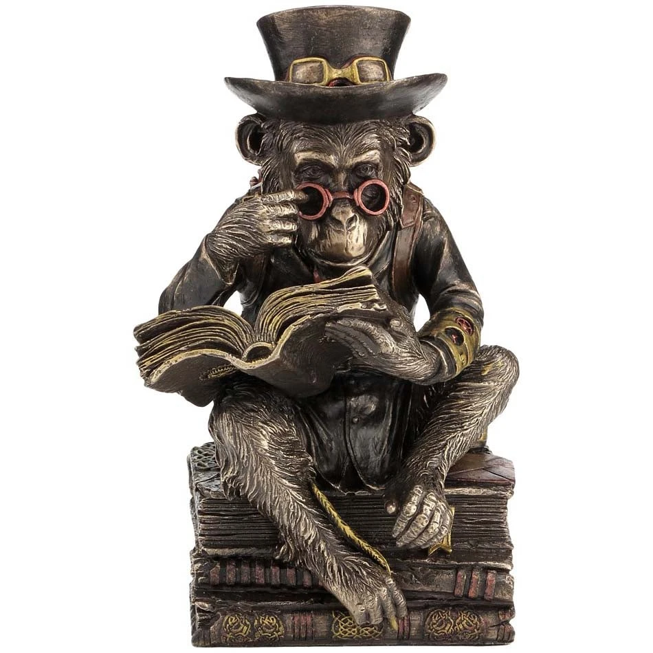 Nemesis Now Steampunk Chimpanzee Scholar Steampunk Homeware 9 Nemesis Now Steampunk Chimpanzee Scholar Steampunk Homeware