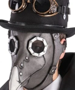 Carnival All Steampunk Accessories Steampunk Crow Latex Mask