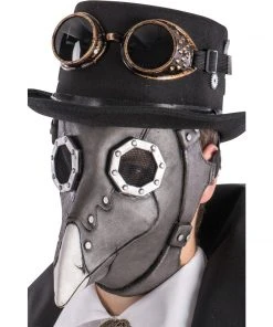 Carnival All Steampunk Accessories Steampunk Crow Latex Mask