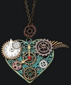 Gothic And Steampunk Jewellery Steampunk Heart Necklace