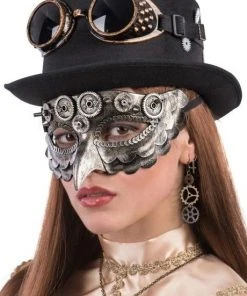 Carnival Steampunk Masquerade Mask With Beak All Steampunk Accessories