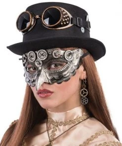 Carnival Steampunk Masquerade Mask With Beak All Steampunk Accessories