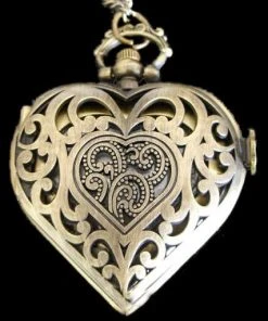 Pocketwatches Steampunk Jewellery Steampunk Heart Shaped Necklace Pocket Watch