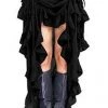Pirate Dressing Steampunk Show Girl Skirt Black 1 Pirate Dressing Steampunk Show Girl Skirt Black
