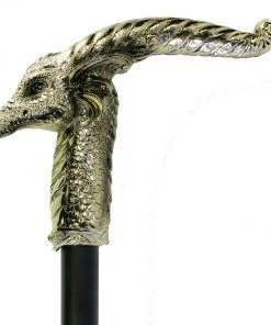 Nemesis Now Steampunk Swaggering Cane - Horned Dragon Gothic Cane
