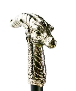 Nemesis Now Steampunk Swaggering Cane - Horned Dragon Gothic Cane