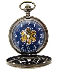 Pocketwatches Steampunk Jewellery Steampunk Watch Gunmetal Butterfly Design