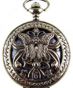 Pocketwatches Steampunk Jewellery Steampunk Watch Gunmetal Butterfly Design