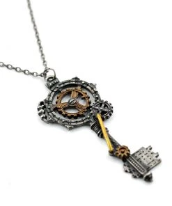 Gothic And Steampunk Jewellery Steampunk Key Necklace