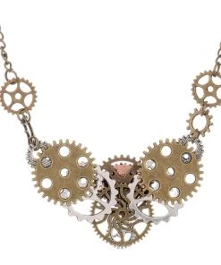 Gothic And Steampunk Jewellery Steampunk Gears Necklace