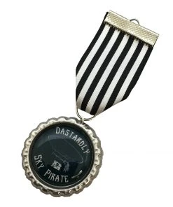 Dragophelion Designs Dastardly Sky Pirate Steampunk Medal