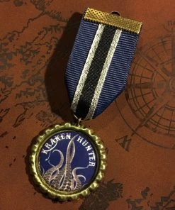 Dragophelion Designs Steampunk Jewellery Kraken Hunter Steampunk Medal 7 Dragophelion Designs Steampunk Jewellery Kraken Hunter Steampunk Medal