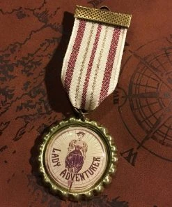 Dragophelion Designs Steampunk Jewellery Lady Adventurer Steampunk Medal