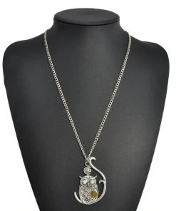 Gothic And Steampunk Jewellery Steampunk Owl Necklace