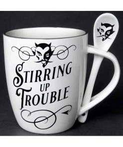 Alchemy Gothic Alchemy Stirring Up Trouble Mug And Spoon Set