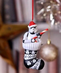 Nemesis Now Star Wars Stormtrooper In Stocking Hanging Ornament