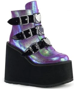 Gothic Boots Demonia SWING 105 Boots Purple