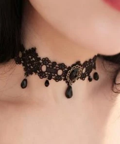 Lace Jewellery Cameo Lace Cabochon Choker
