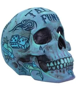 Nemesis Now All Homeware Tattoo Fund Skull Blue