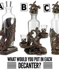 Nemesis Now Tentacle Temptation Decanter Steampunk Homeware
