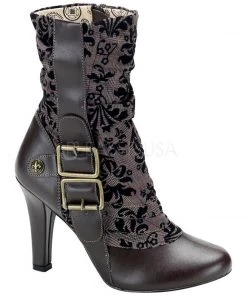 Steampunk Boots Demonia TESLA-106 Boots