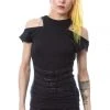 Innocent Clothing Chemical Black Tess Top All Ladies Clothing